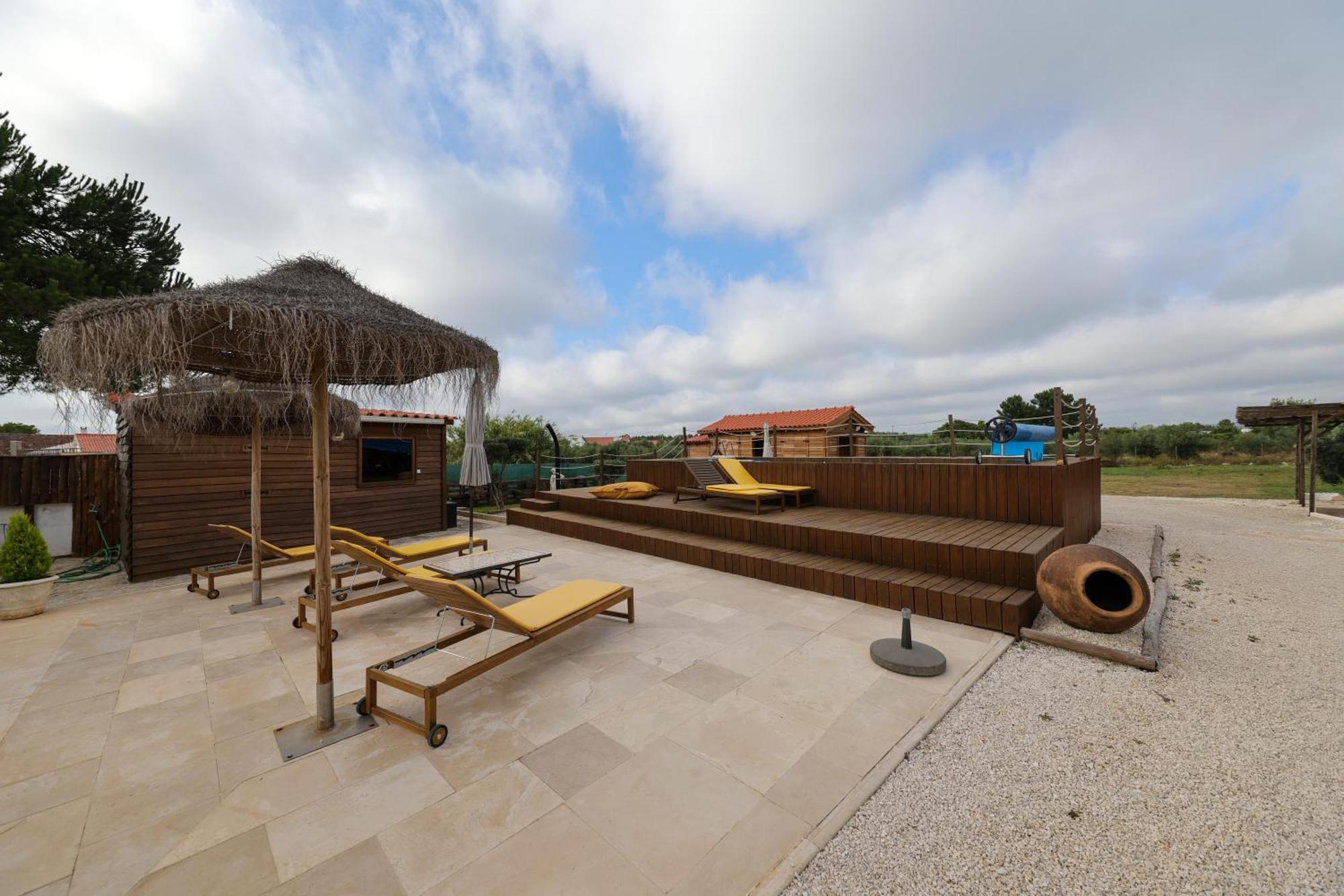 Вилла Renovated Wine Press House - With Pool Порту-ди-Мош Экстерьер фото